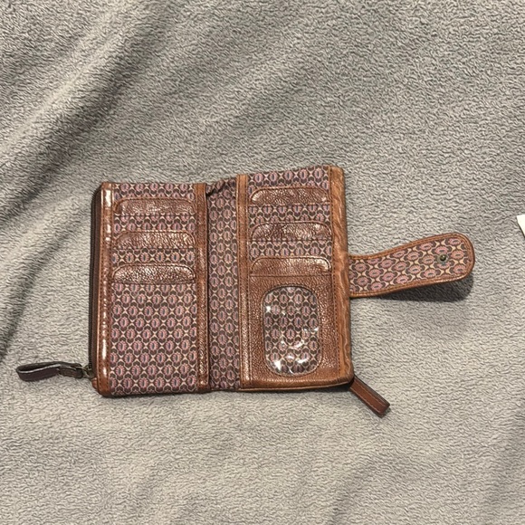 Brown, Fossil, Leather Women's wallet - Picture 2 of 4